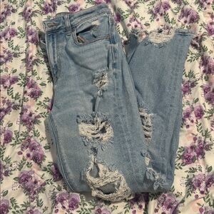 American Eagle Outfitters Light Blue Stretch Jeans